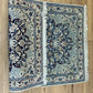 Orientteppich handgeknüpft Nain mit Seide 133x90 cm