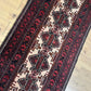 Orientteppich handgeknüpft Belutsch 236x114 cm