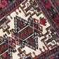 Orientteppich handgeknüpft Belutsch 236x114 cm