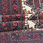 Orientteppich handgeknüpft Belutsch 236x114 cm