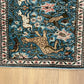 Orientteppich handgeknüpft Ghom / Kaschmir Seide Jagdmotiv 120x50 cm