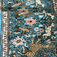 Orientteppich handgeknüpft Ghom / Kaschmir Seide Jagdmotiv 120x50 cm