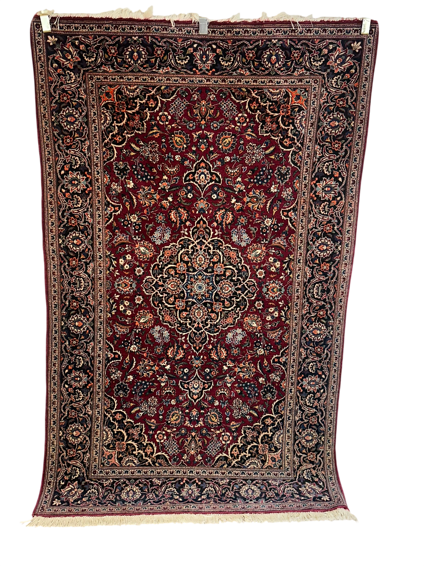 Orientteppich handgeknüpft Keschan Kork antik 1930  210x130 cm