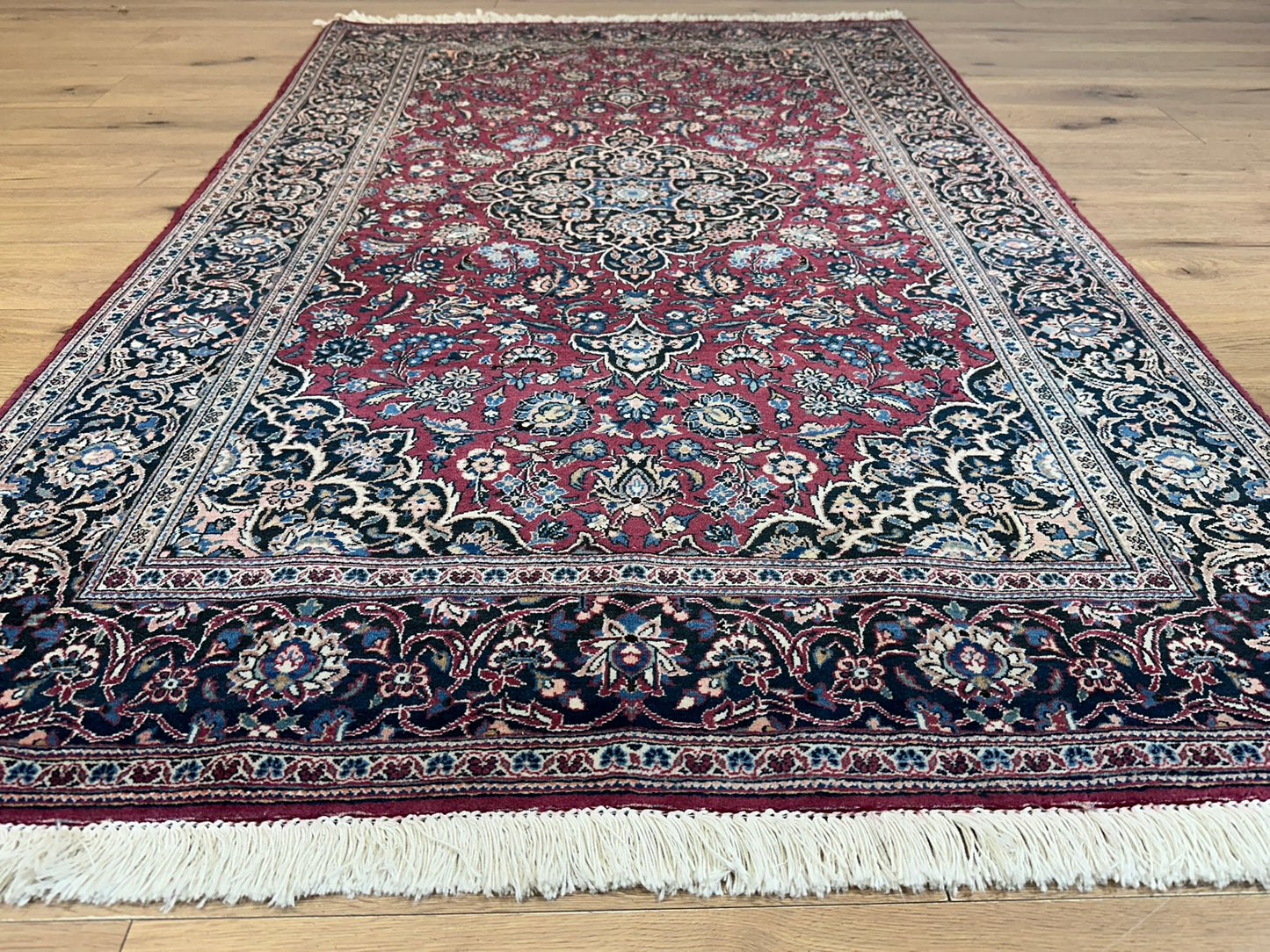 Orientteppich handgeknüpft Keschan Kork antik 1930  210x130 cm