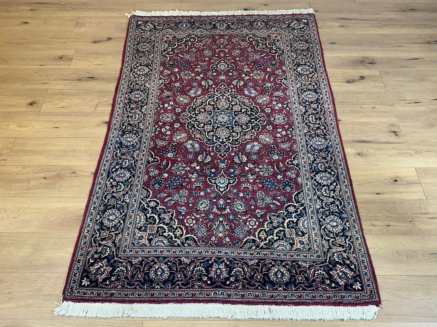 Orientteppich handgeknüpft Keschan Kork antik 1930  210x130 cm