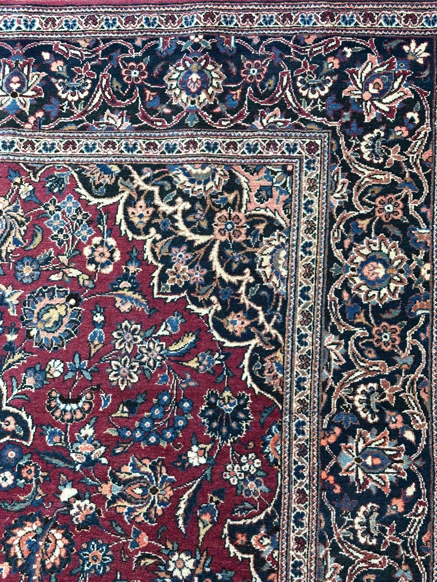 Orientteppich handgeknüpft Keschan Kork antik 1930  210x130 cm