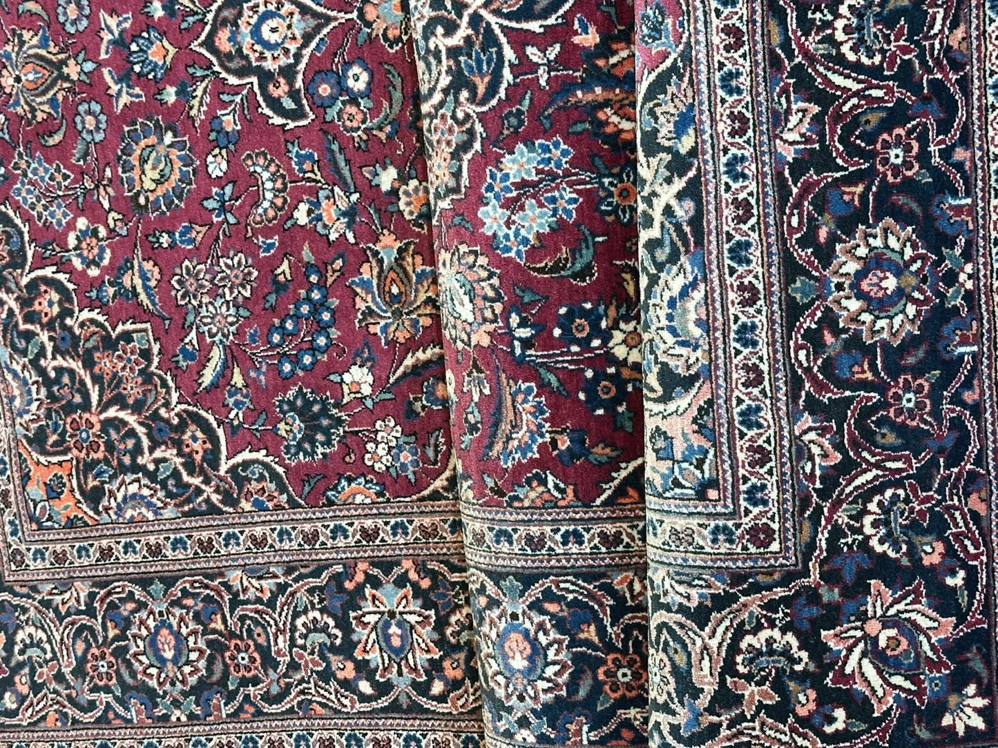 Orientteppich handgeknüpft Keschan Kork antik 1930  210x130 cm