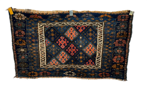Antik Orientteppich handgeknüpft Afschari 106x60 cm