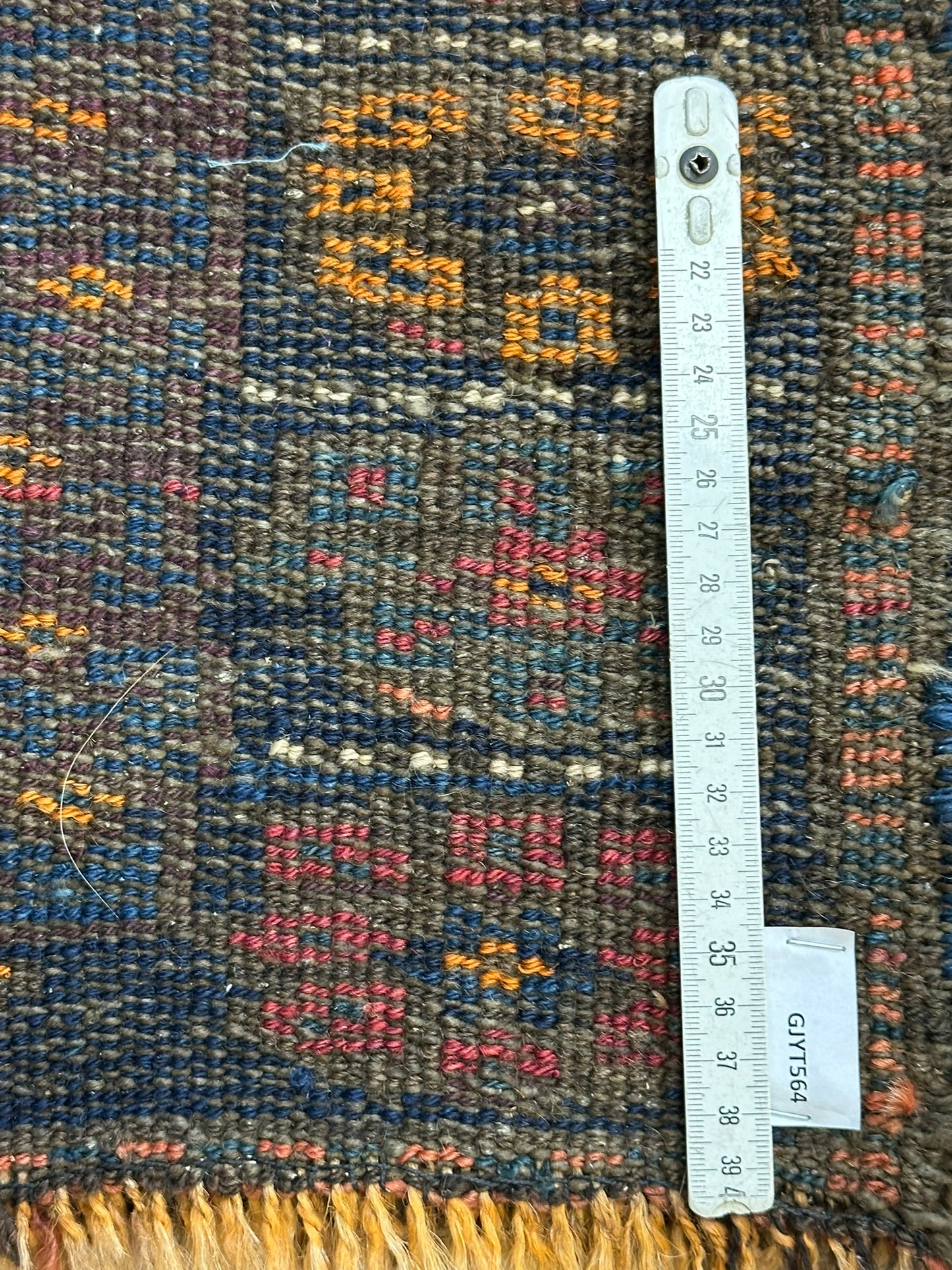 Antik Orientteppich handgeknüpft Afschari 106x60 cm