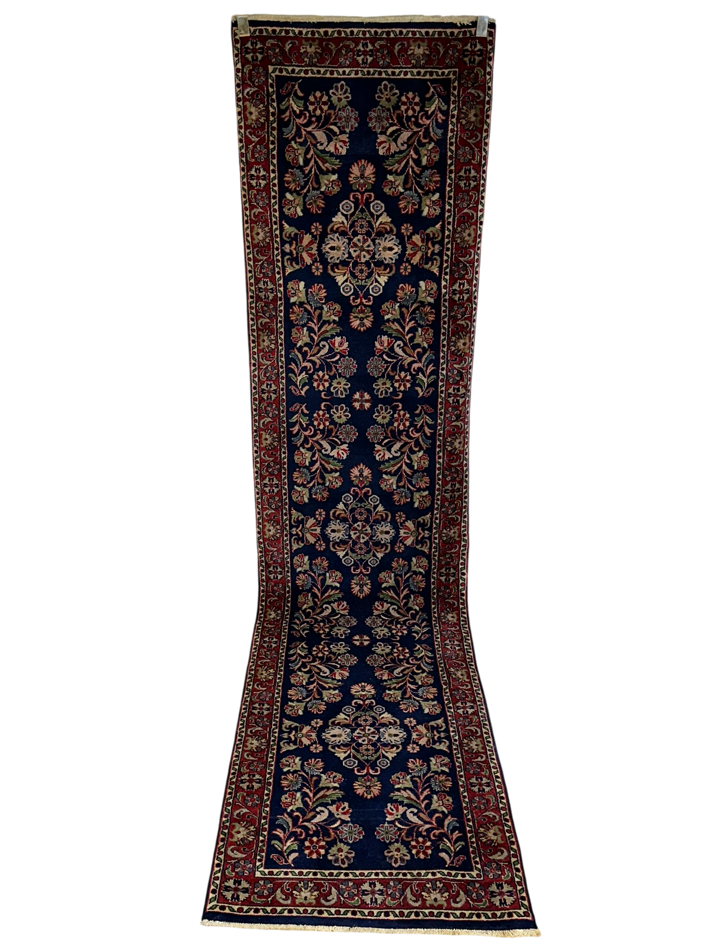 Orientteppich handgeknüpft Sarough läufer  325x60 cm