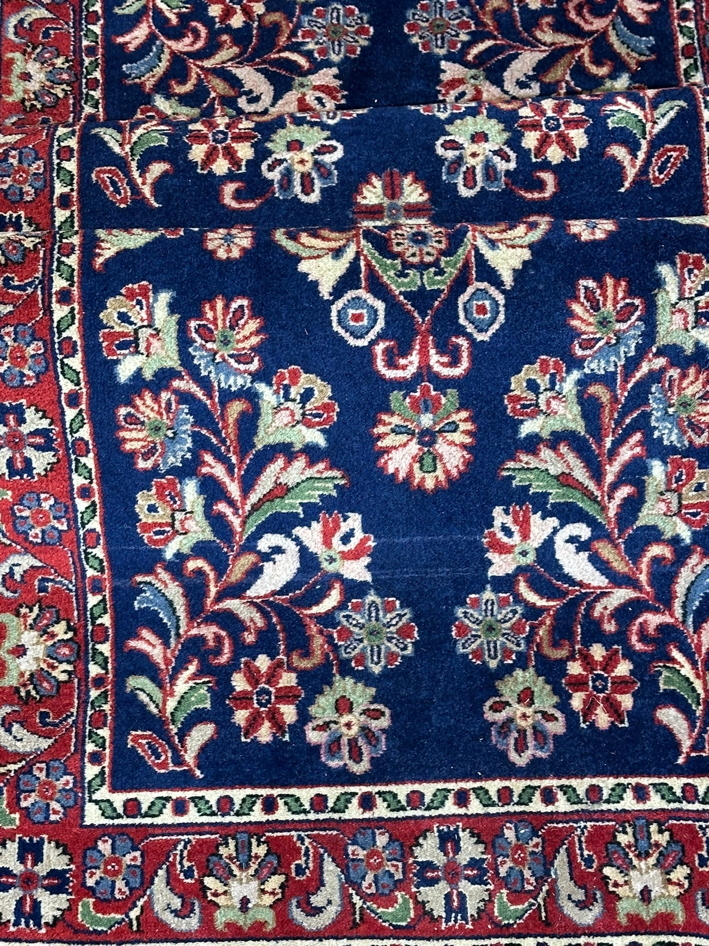 Orientteppich handgeknüpft Sarough läufer  325x60 cm