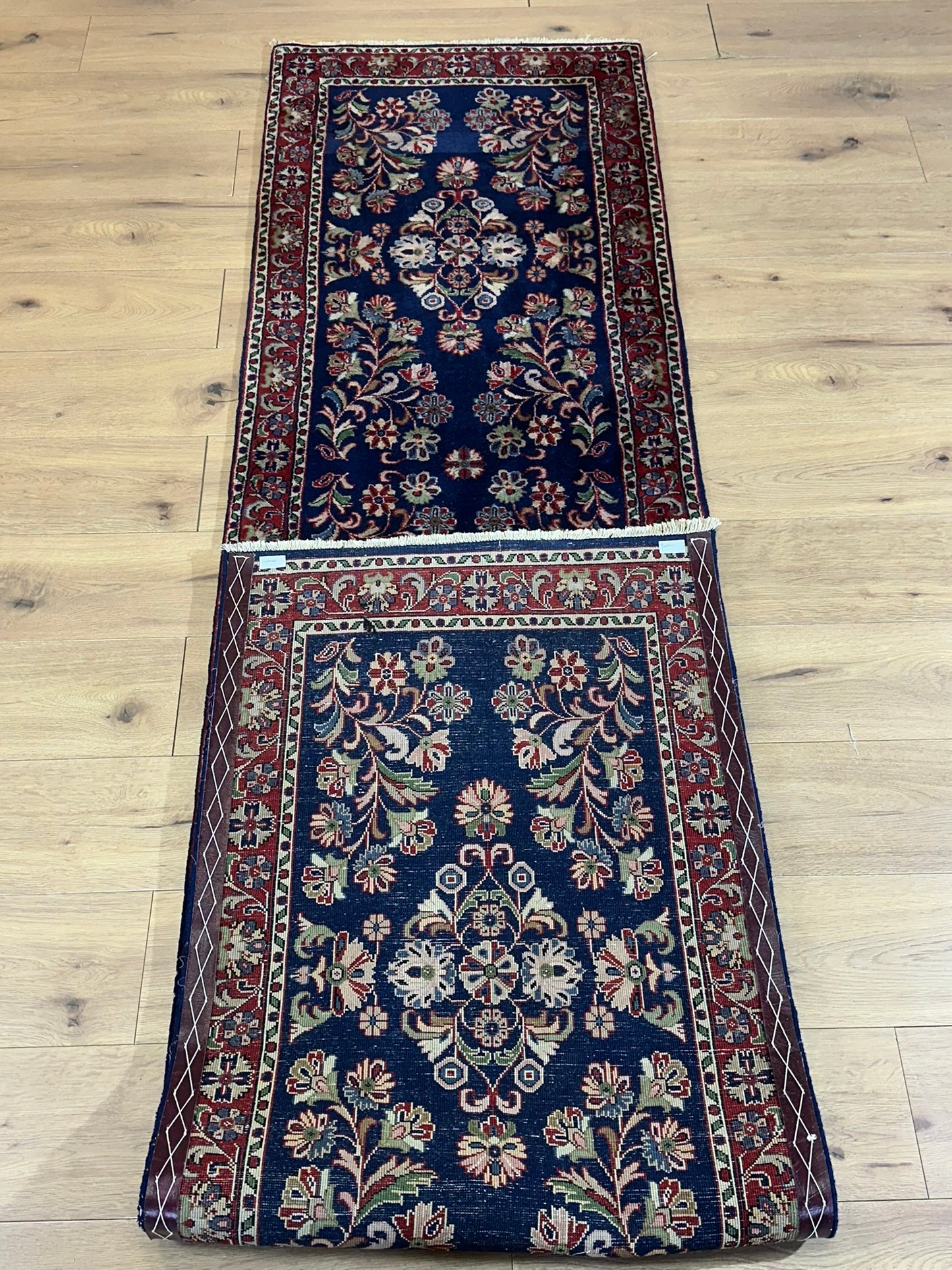Orientteppich handgeknüpft Sarough läufer  325x60 cm
