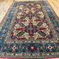 Handgeknüpfter Perser Teppich Ghom 210x140 cm – Korkwolle Antik