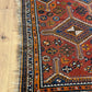 Antik Orientteppich handgeknüpft Schiras  250x166 cm