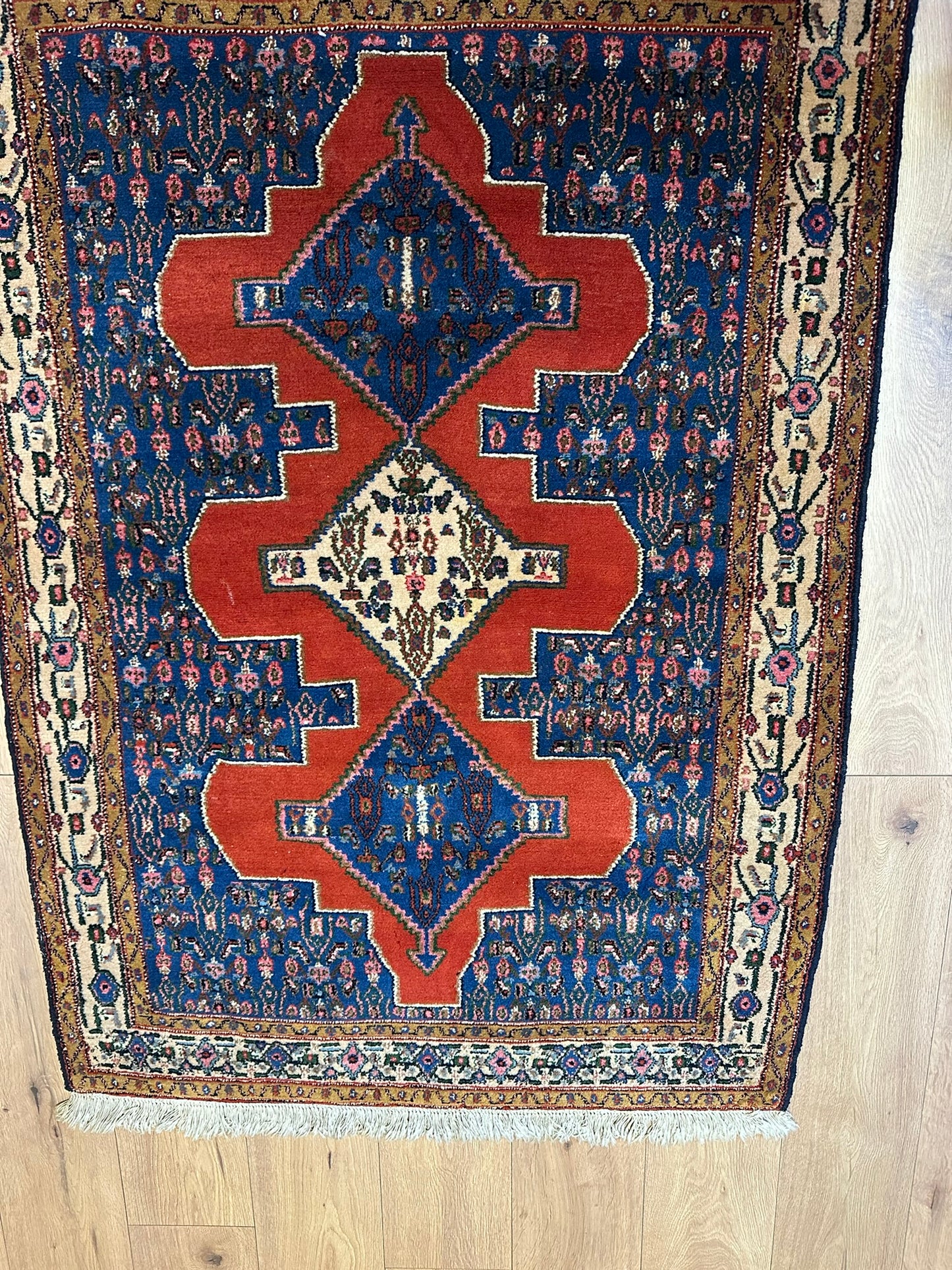 Handgeknüpfter Perser Teppich Senneh 153x107 cm – Bidjar Muster