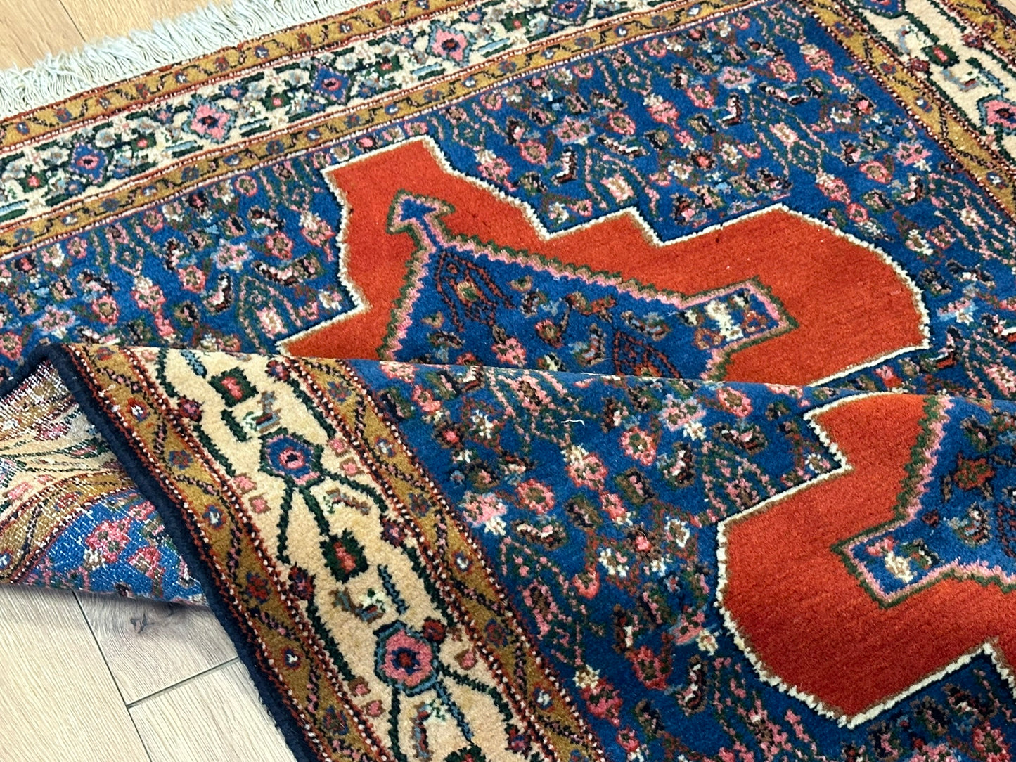 Handgeknüpfter Perser Teppich Senneh 153x107 cm – Bidjar Muster