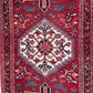 Orientteppich handgeknüpft Heriz / Karadja Naturfarben 340x93 cm