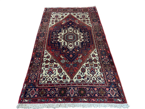 Handgeknüpfter Perser Teppich Bidjar 126x74 cm – Goltog Muster