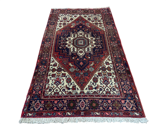 Handgeknüpfter Perser Teppich Bidjar 126x74 cm – Goltog Muster