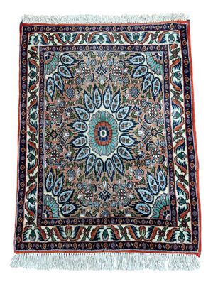 Orientteppich handgeknüpft Bidjar 65x50 cm
