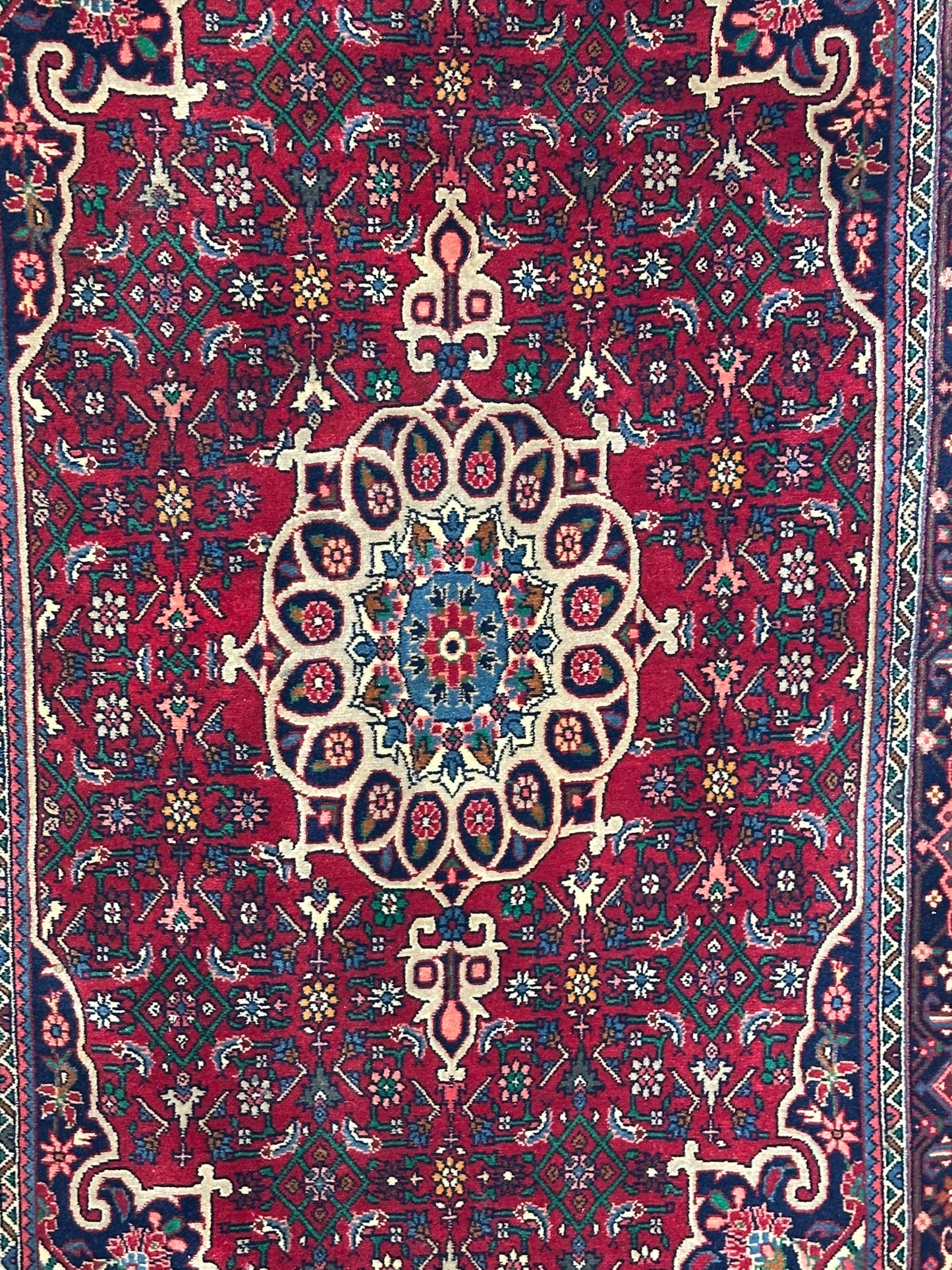 Orientteppich handgeknüpft Bidjar 164x102 cm