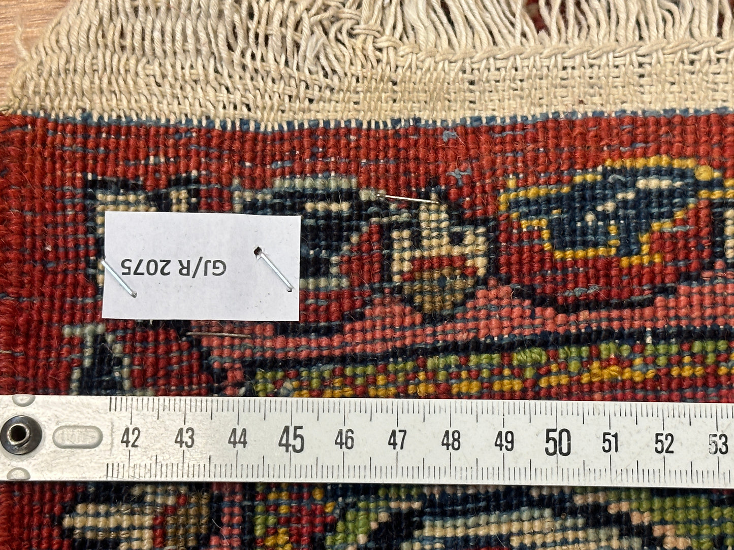 Antiker Handgeknüpfter US Sarough Perser Orientteppich  220x130cm