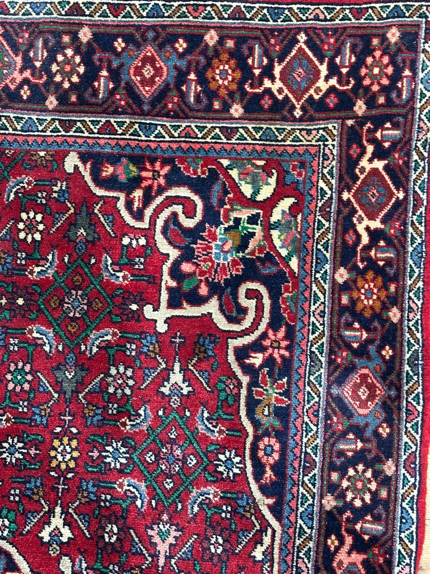 Orientteppich handgeknüpft Bidjar 164x102 cm