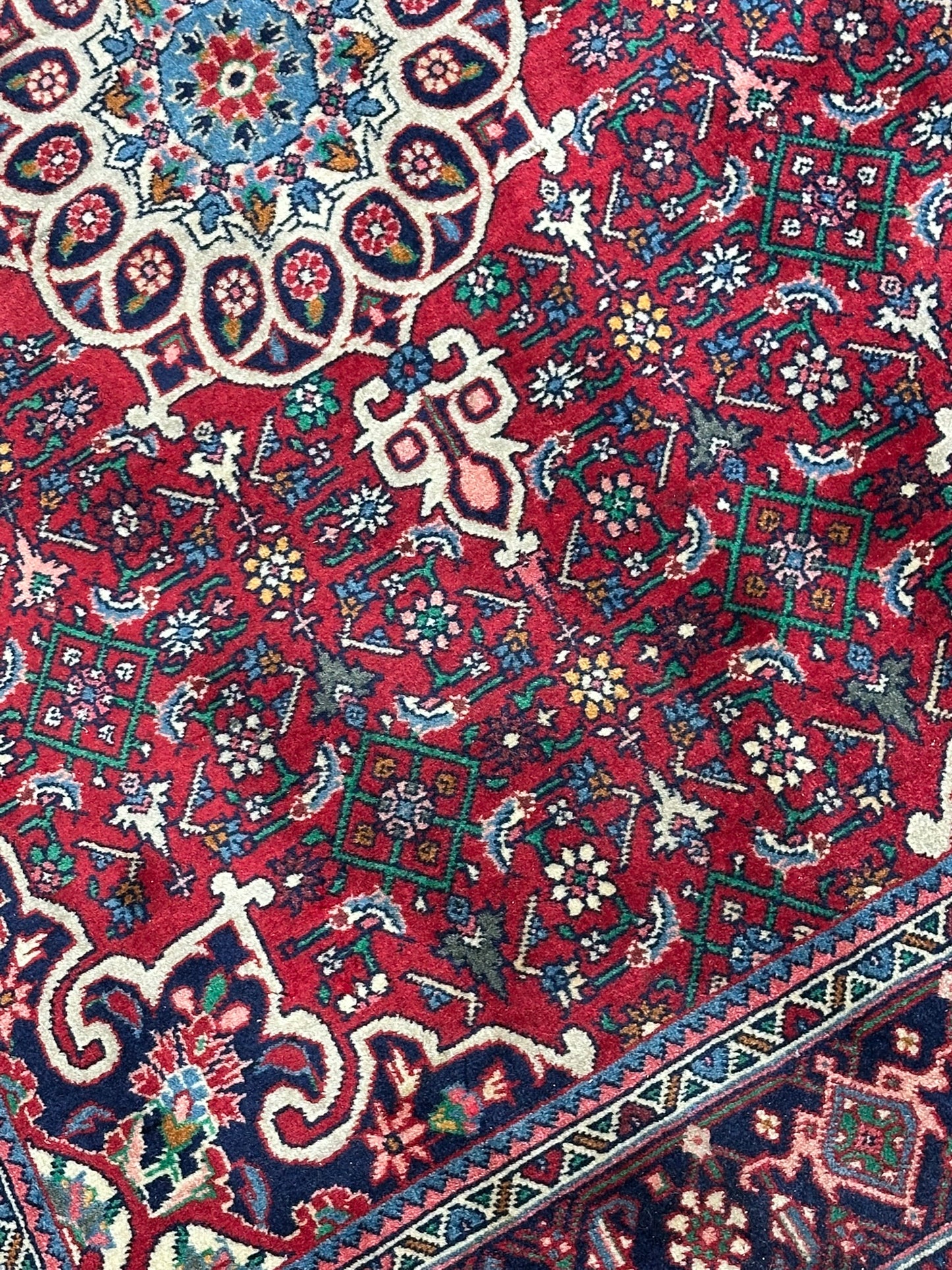 Orientteppich handgeknüpft Bidjar 164x102 cm