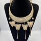Antike Vintage Südostasiatische Halskette mit Schmetterlingen (Hochzeitsschmuck)