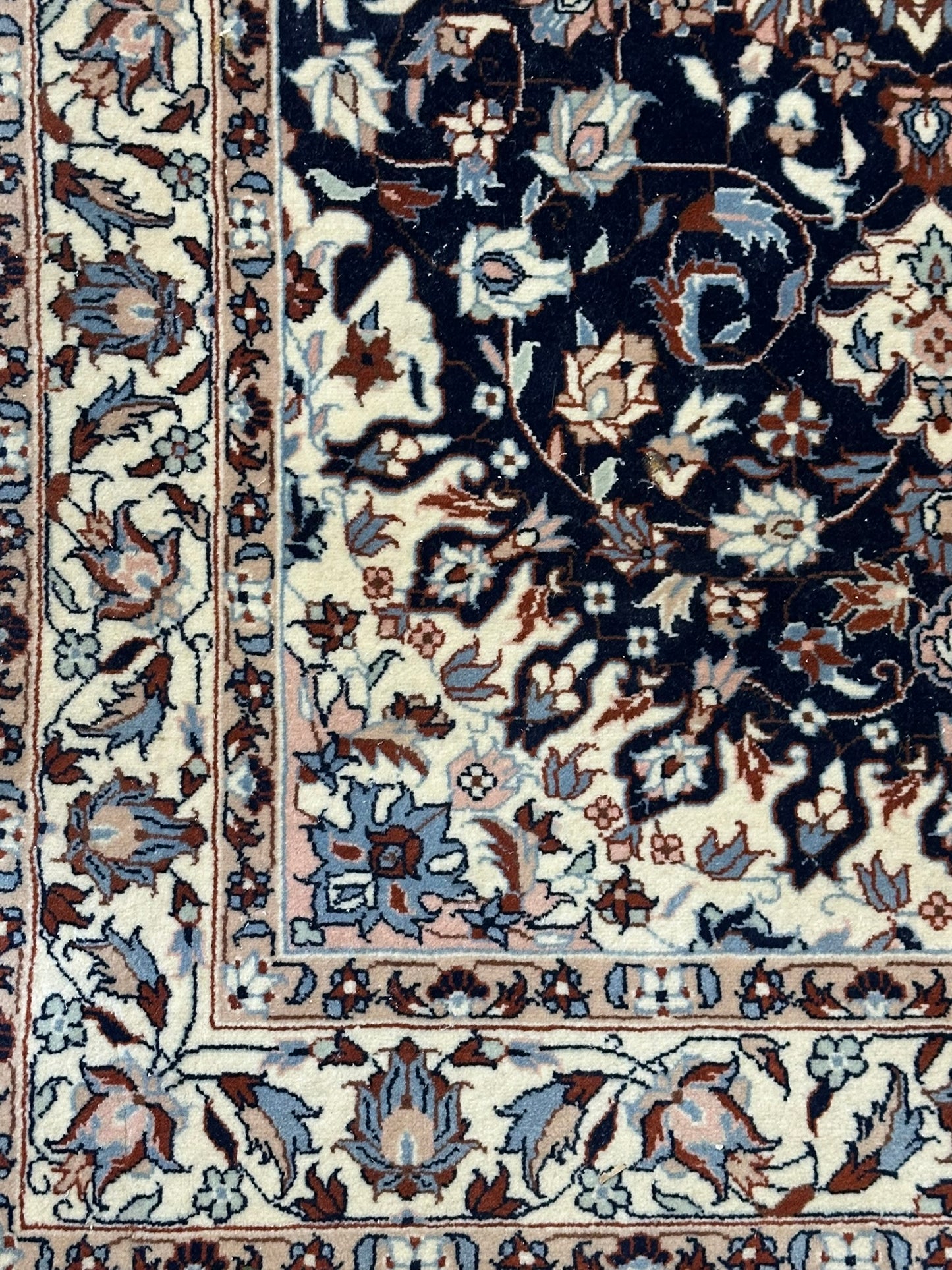 Handgeknüpfter China Teppich Isfahan Design 153x94 cm – Wolle Seide