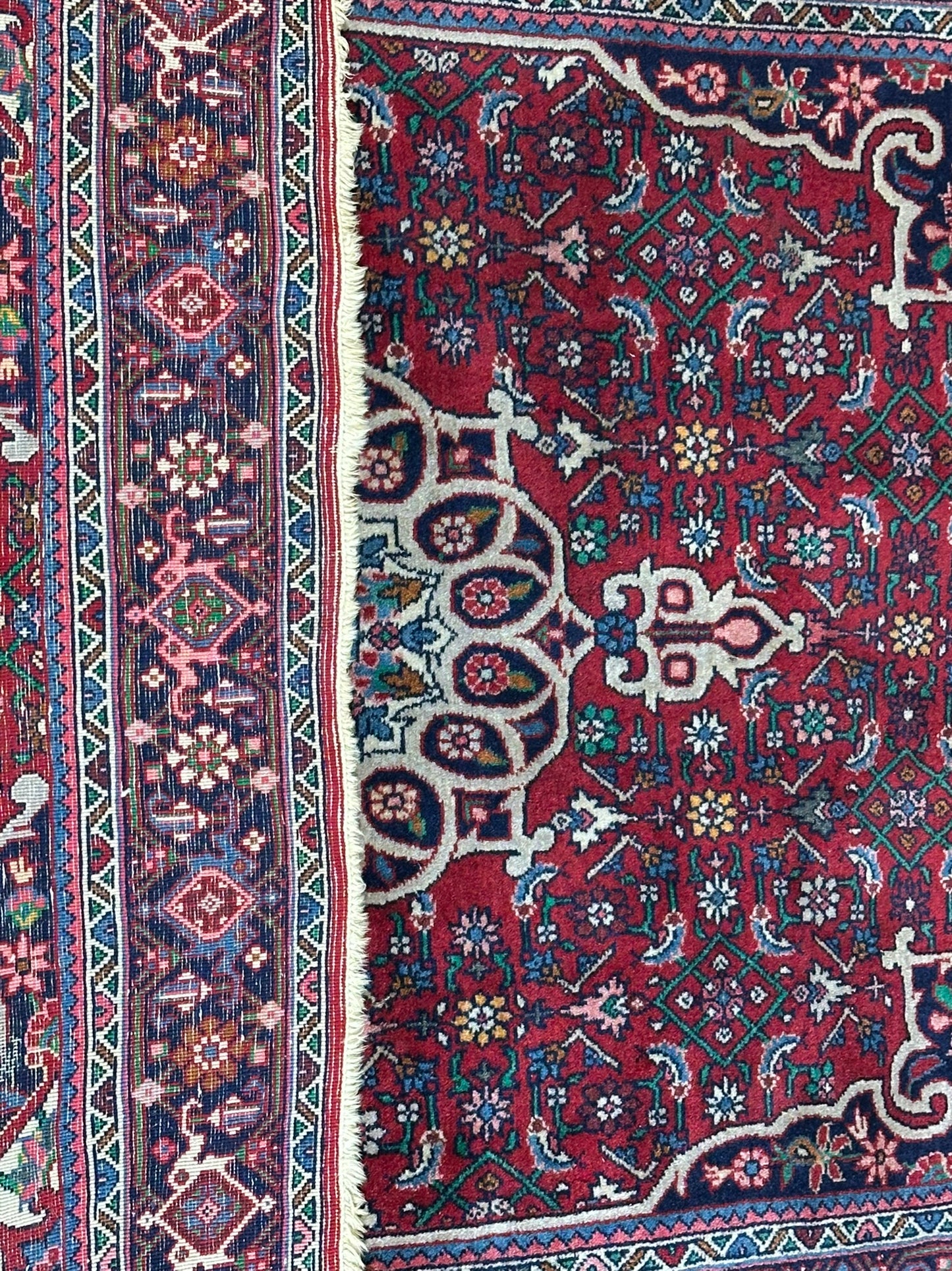 Orientteppich handgeknüpft Bidjar 164x102 cm