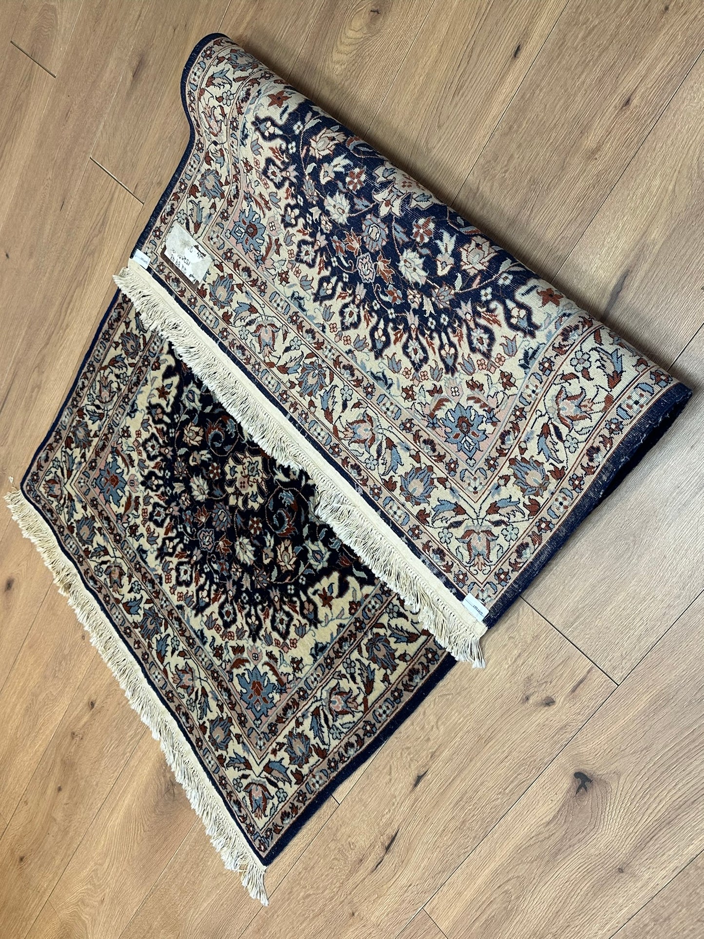 Handgeknüpfter China Teppich Isfahan Design 153x94 cm – Wolle Seide
