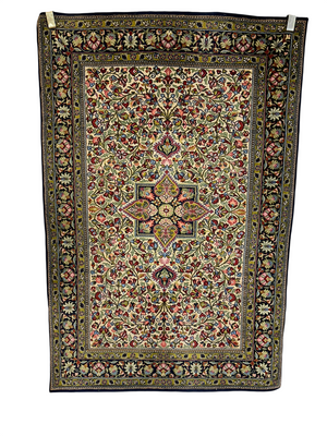 Orientteppich handgeknüpft Ghom Korkwolle 160x105 cm