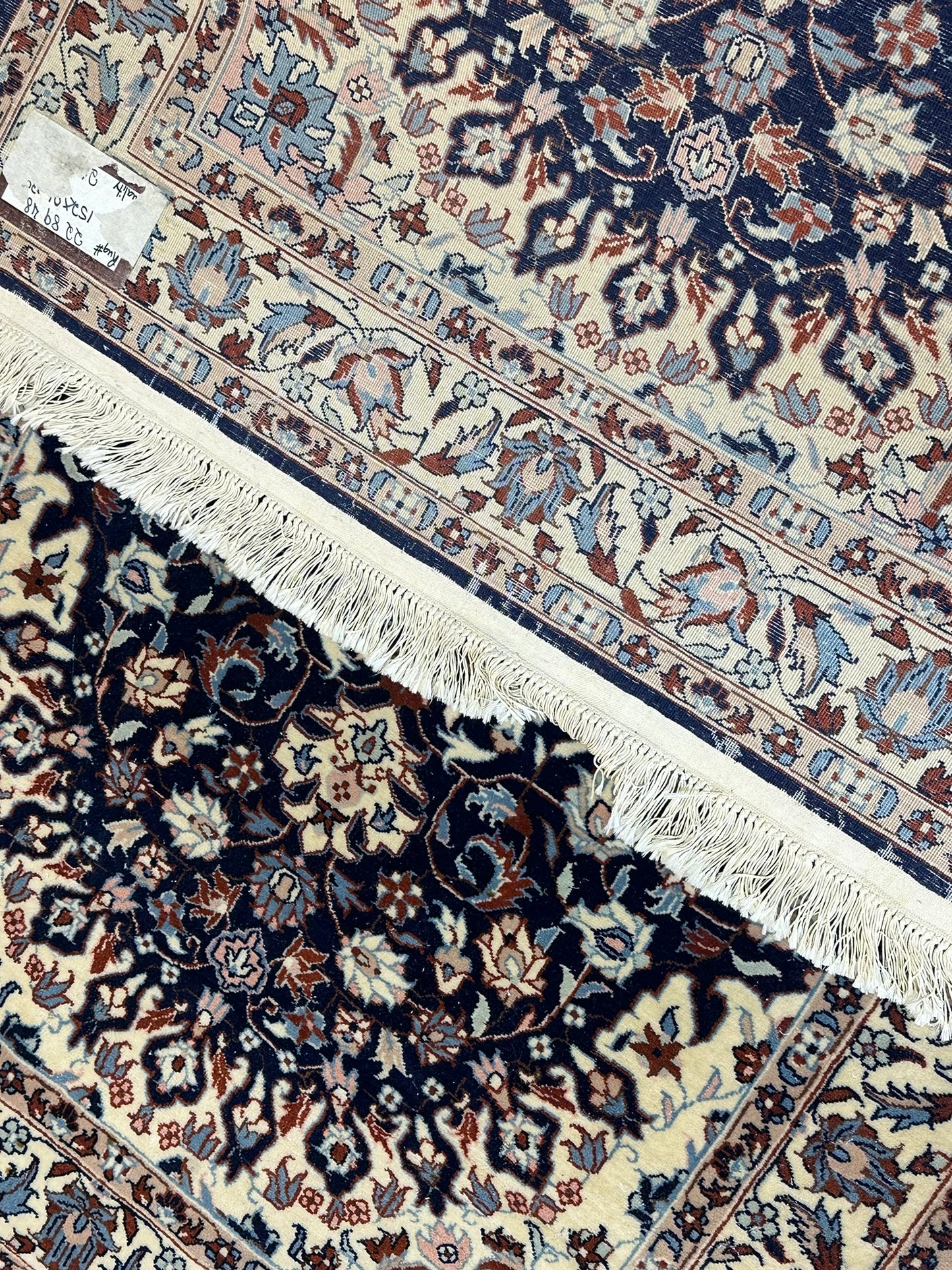 Handgeknüpfter China Teppich Isfahan Design 153x94 cm – Wolle Seide