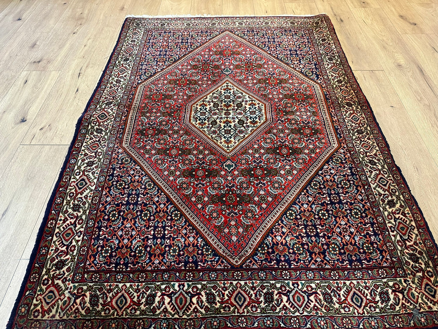 Handgeknüpfter Perser Teppich Bidjar 167x118 cm – Schurwolle