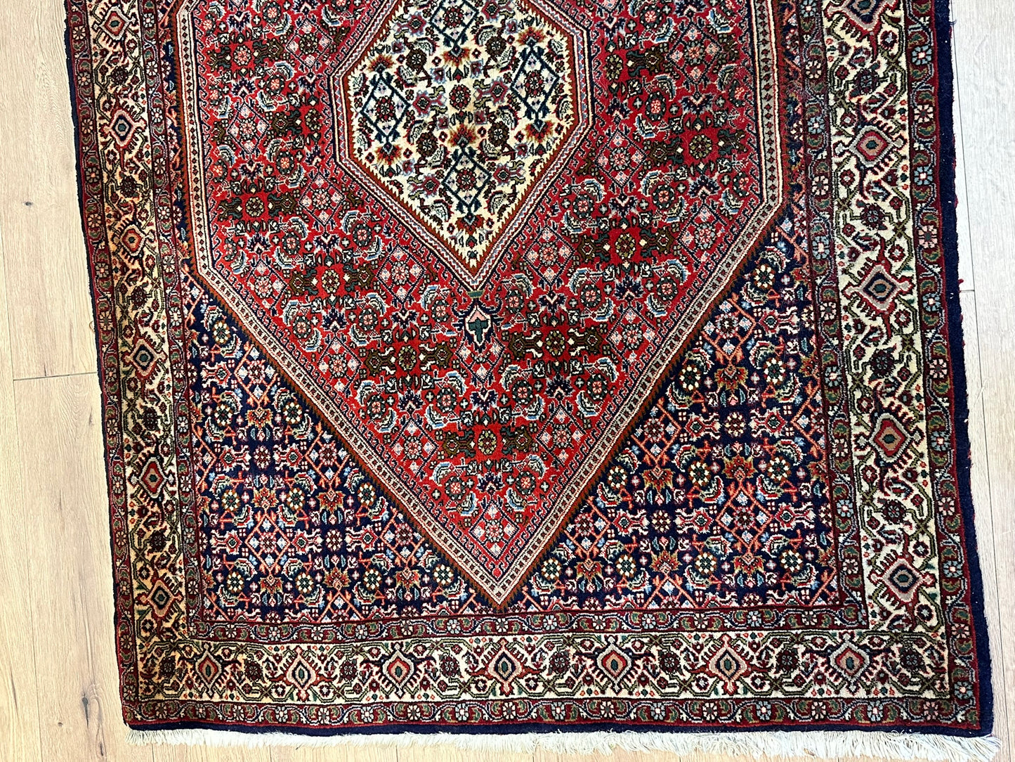 Handgeknüpfter Perser Teppich Bidjar 167x118 cm – Schurwolle
