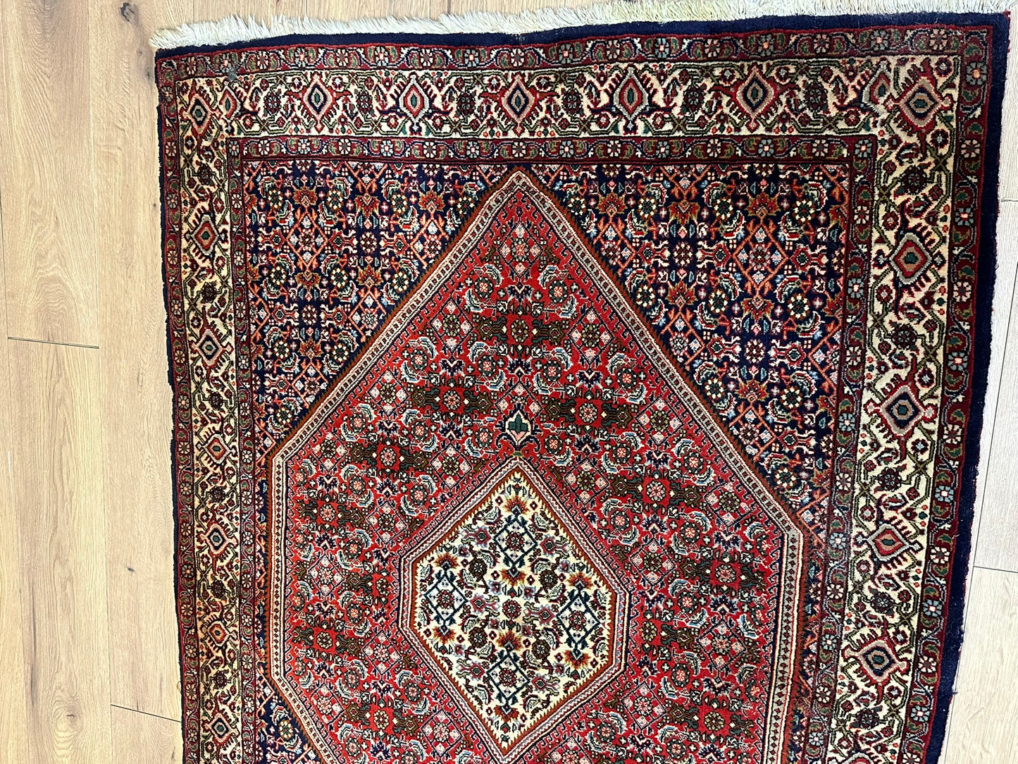 Handgeknüpfter Perser Teppich Bidjar 167x118 cm – Schurwolle