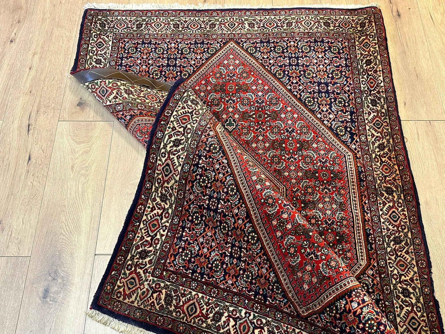 Handgeknüpfter Perser Teppich Bidjar 167x118 cm – Schurwolle