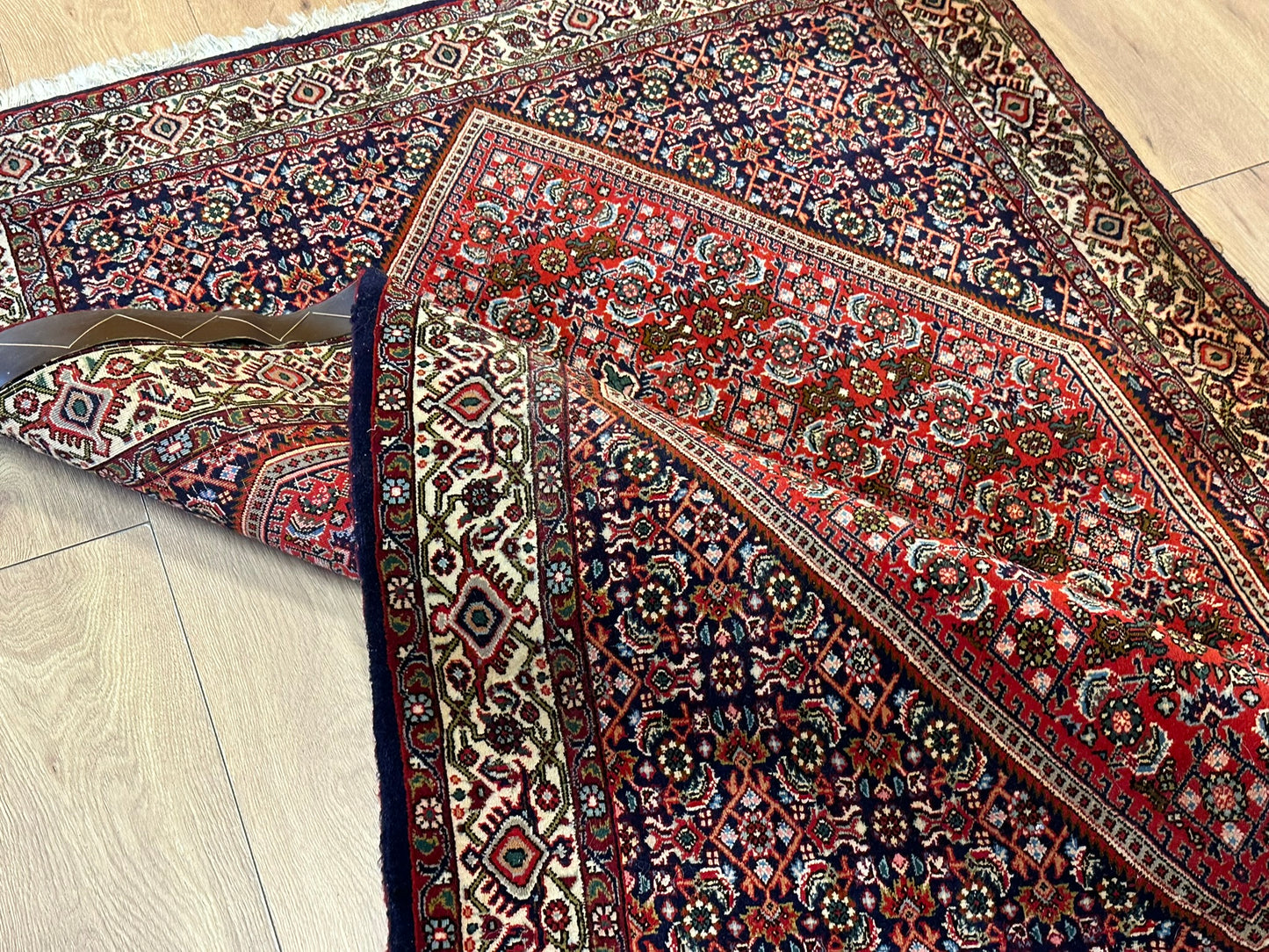 Handgeknüpfter Perser Teppich Bidjar 167x118 cm – Schurwolle