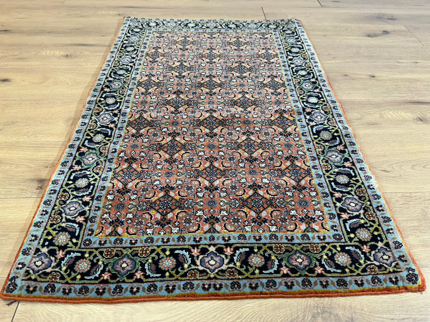 Orientteppich handgeknüpft Täbriz Mahi 125x80 cm