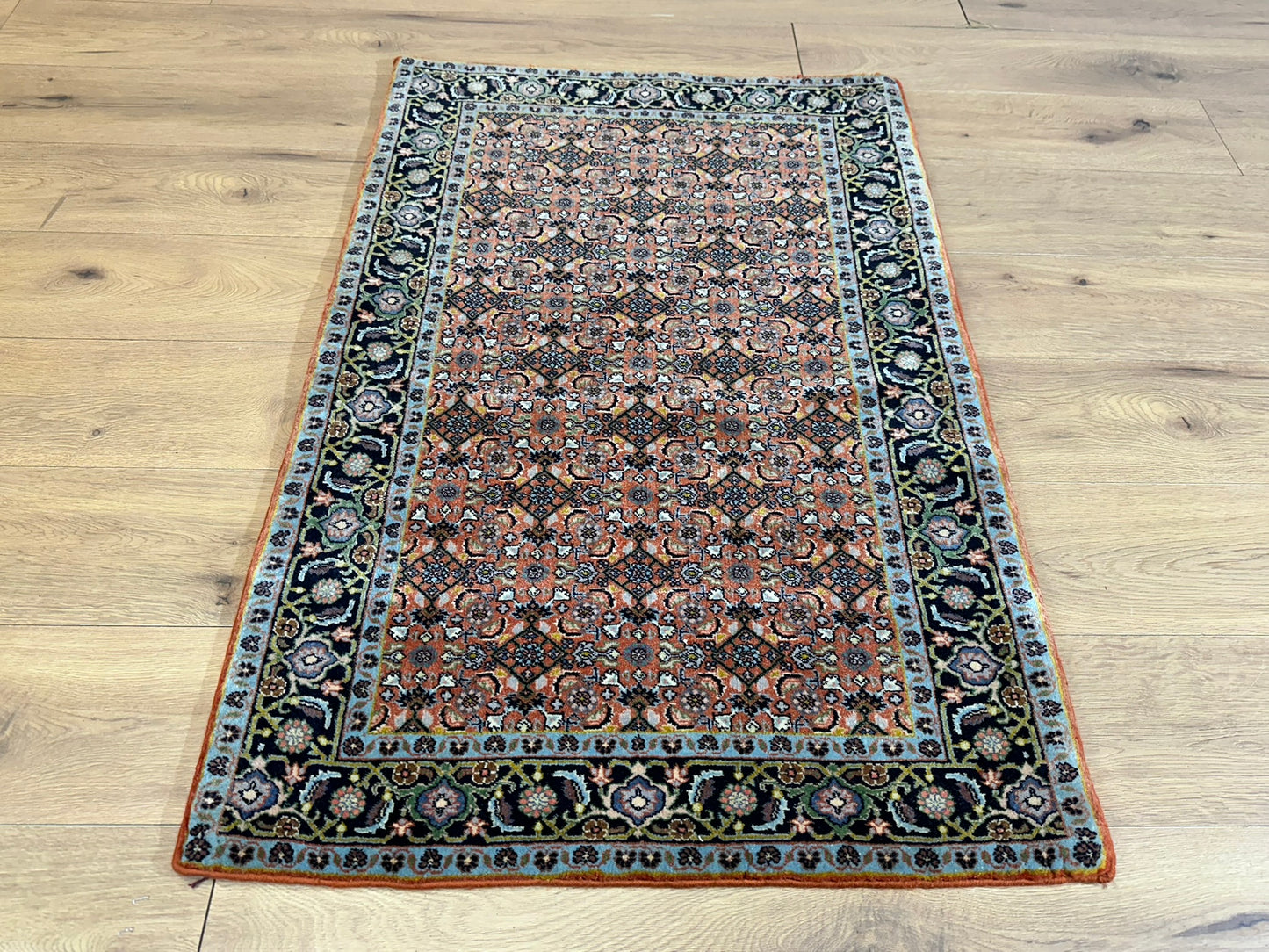 Orientteppich handgeknüpft Täbriz Mahi 125x80 cm