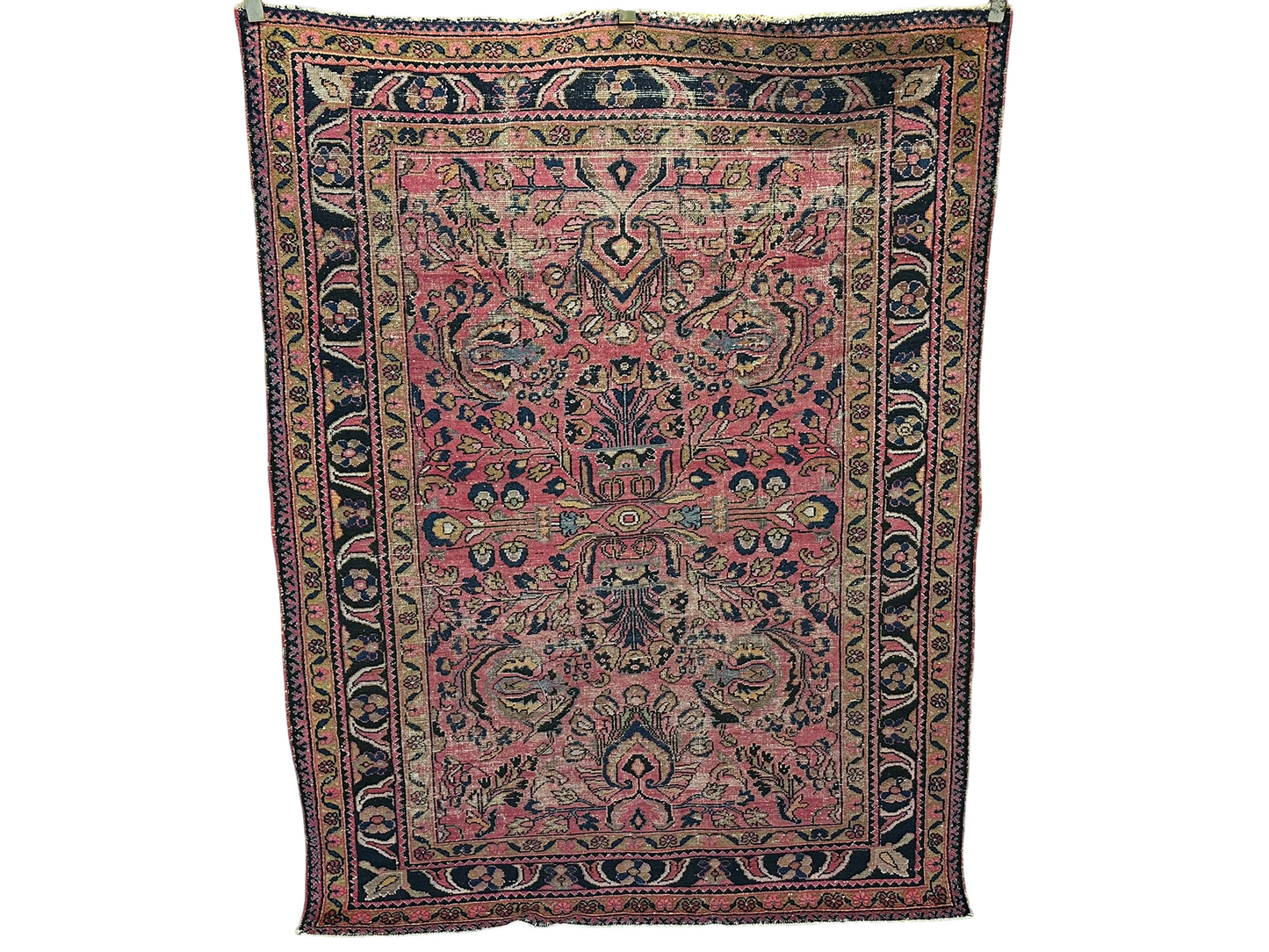 Handgeknüpfter Perser Teppich Lilian 195x148 cm – Antik Jugendstil