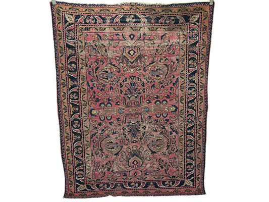 Handgeknüpfter Perser Teppich Lilian 195x148 cm – Antik Jugendstil