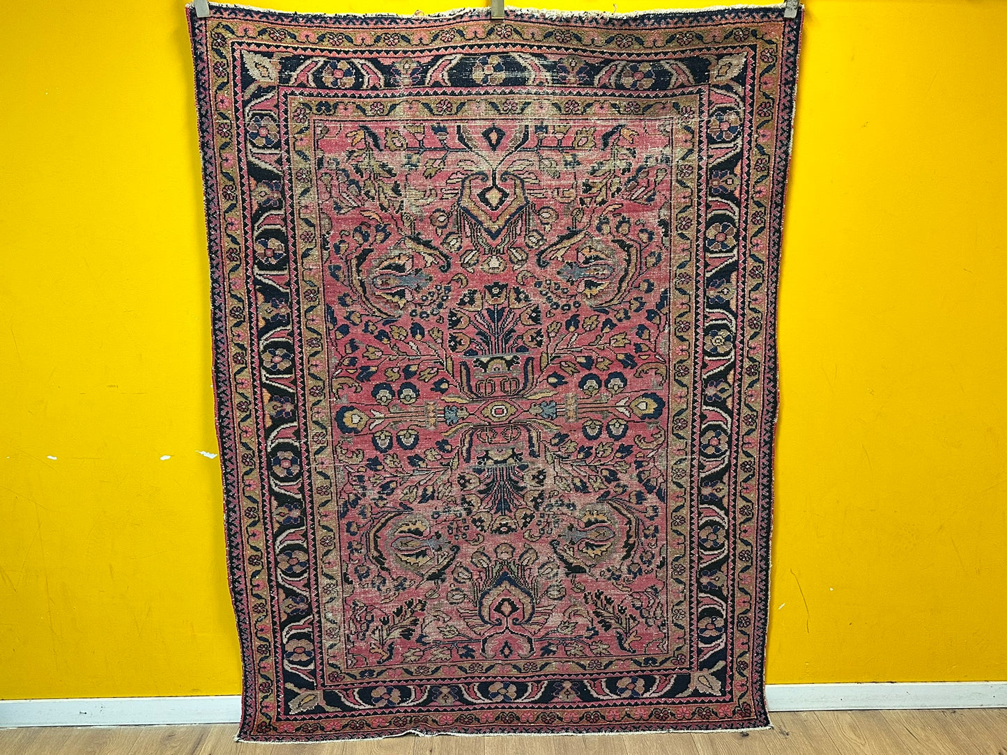 Handgeknüpfter Perser Teppich Lilian 195x148 cm – Antik Jugendstil
