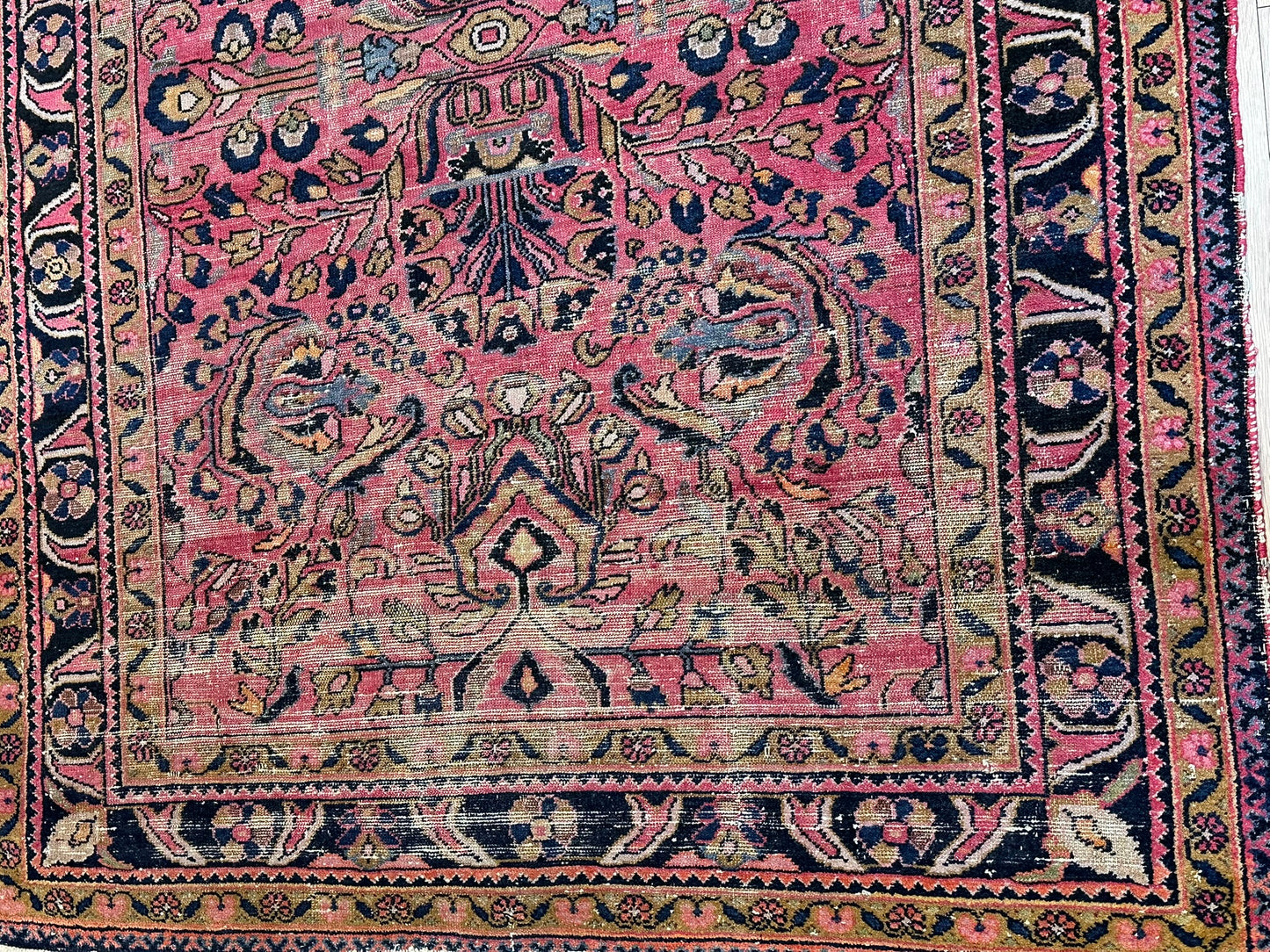 Handgeknüpfter Perser Teppich Lilian 195x148 cm – Antik Jugendstil