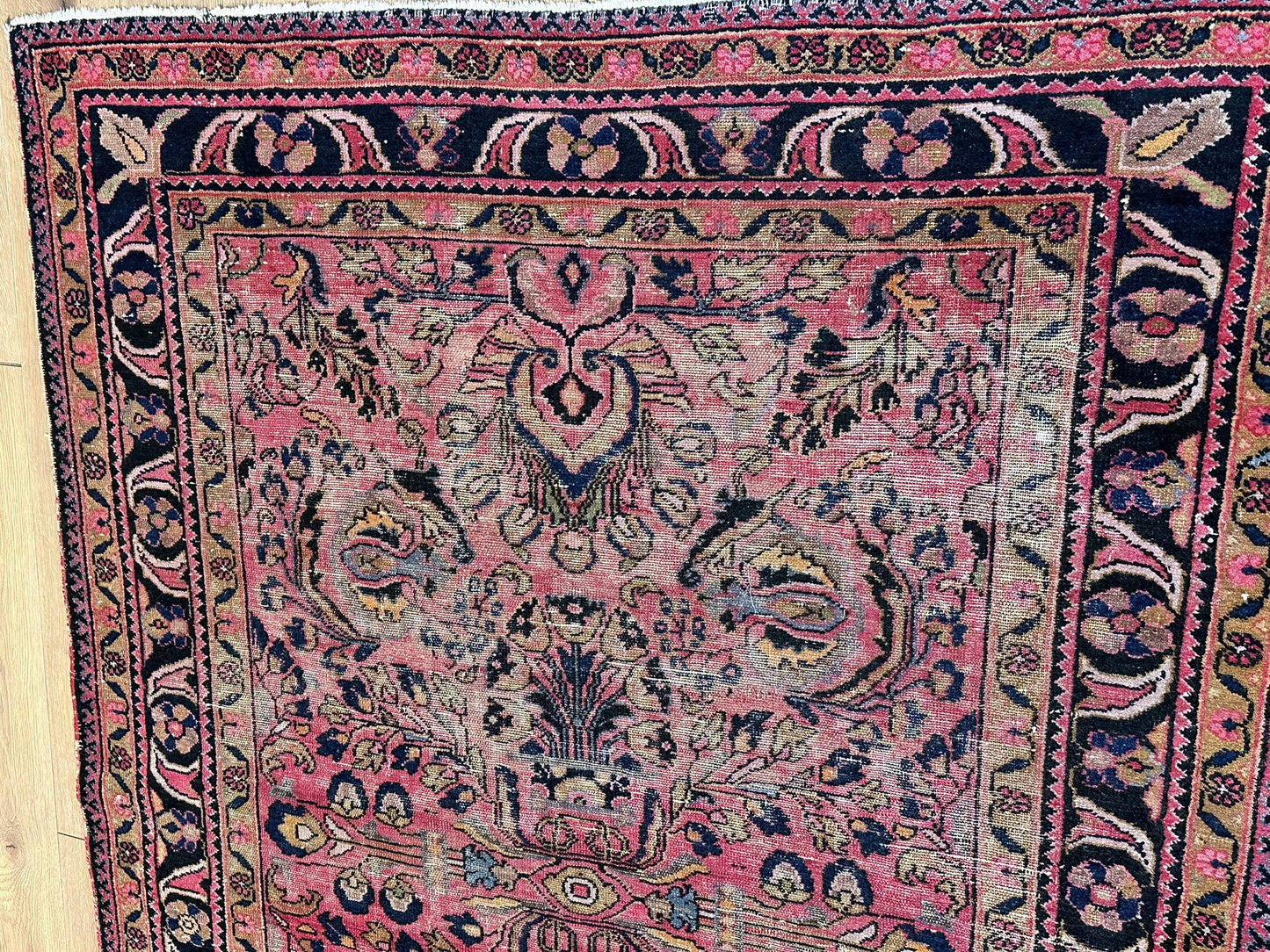 Handgeknüpfter Perser Teppich Lilian 195x148 cm – Antik Jugendstil