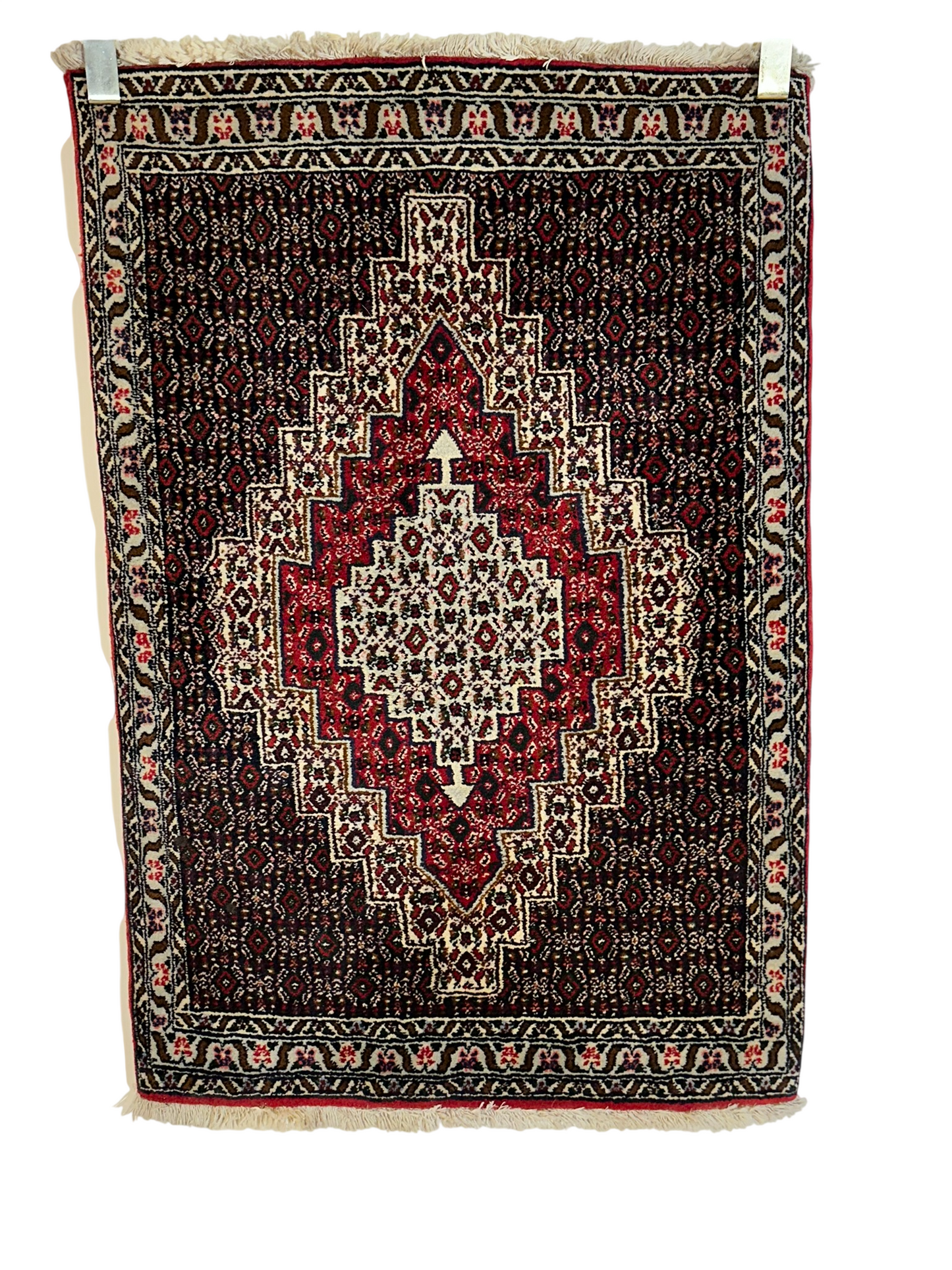 Orientteppich handgeknüpft Bidjar 105x70 cm