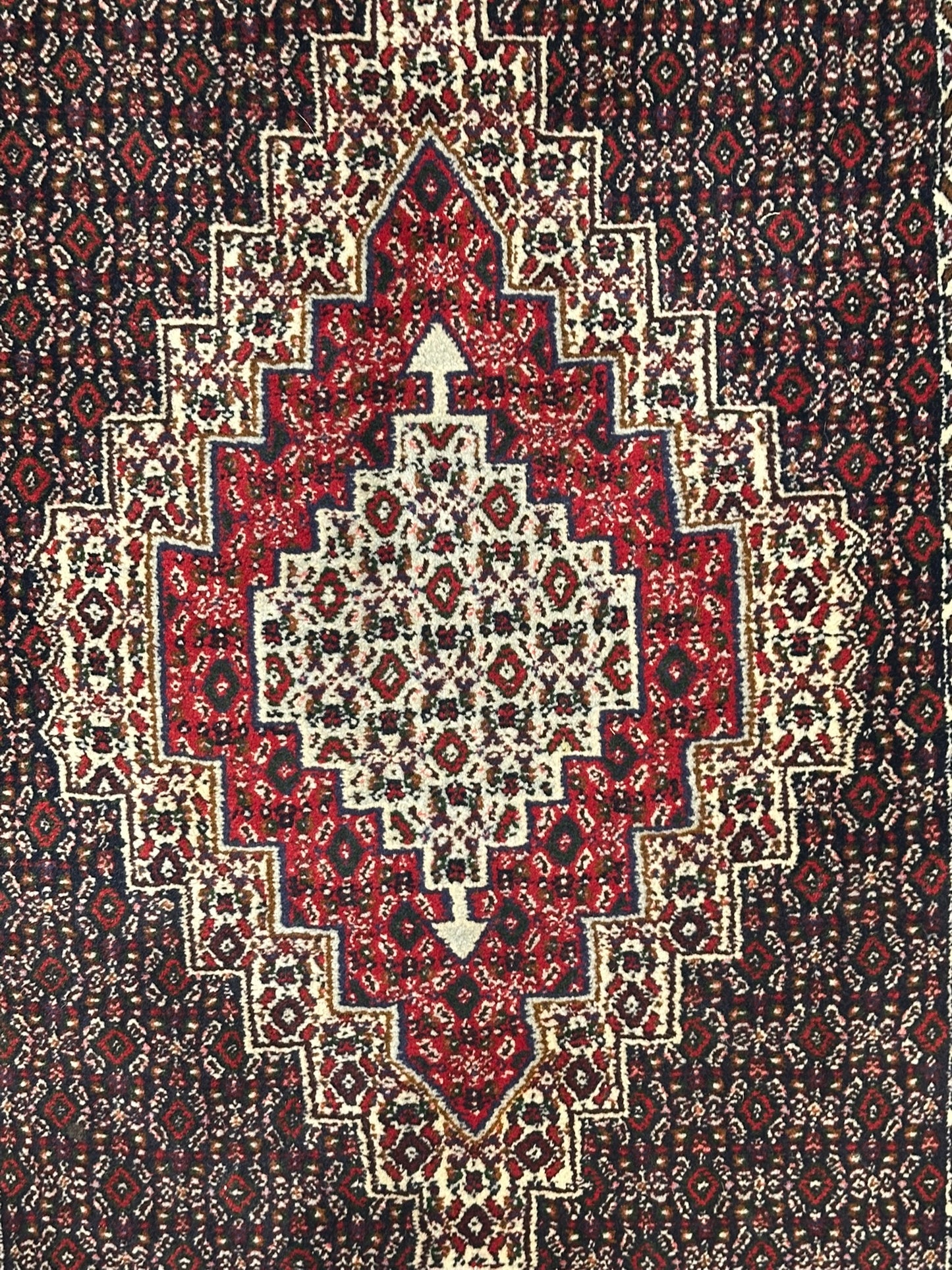 Orientteppich handgeknüpft Bidjar 105x70 cm