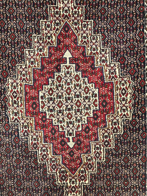 Orientteppich handgeknüpft Bidjar 105x70 cm