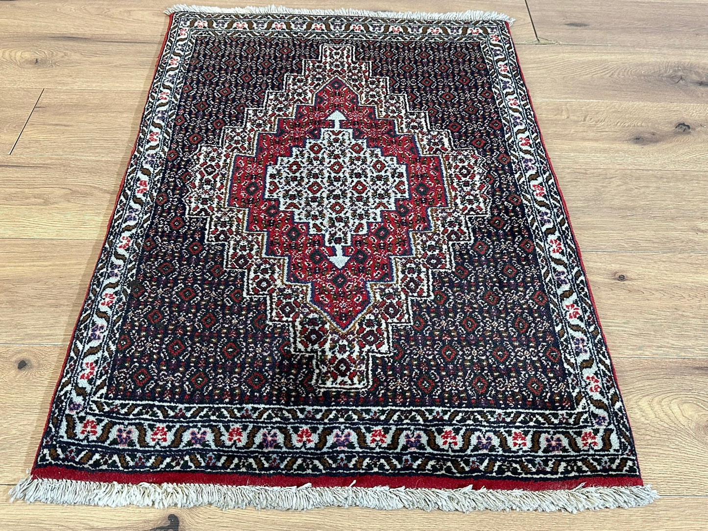 Orientteppich handgeknüpft Bidjar 105x70 cm
